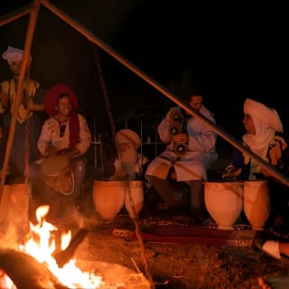 Nuit à dos de chameau dans le désert de Merzouga/ Erg Chebbi 13