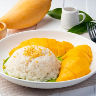 Authentic Thai Green Curry & Sticky Rice avec du fruit de saison - New York 1
