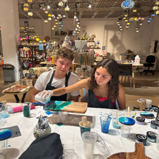 Clase de arte con resina en Sídney 1