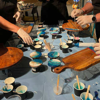 Clase de arte con resina en Sídney 3