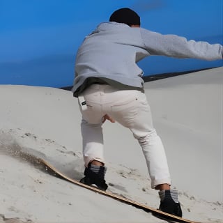 Glam Sandboarding in Cape Town Atlantis White Sand Dunes 6