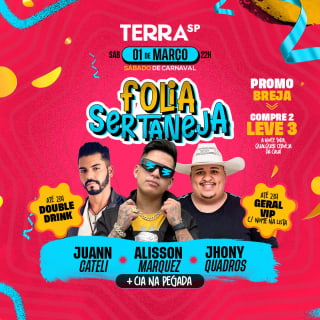 Folia Sertaneja com Juann Cateli, Jhony Quadros e Alisson Marquez 1