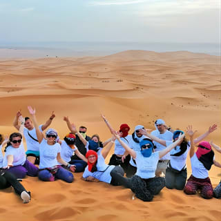 Nuit à dos de chameau dans le désert de Merzouga/ Erg Chebbi 14