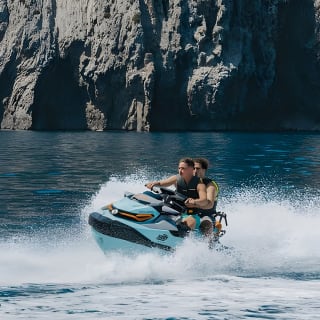Jet Ski Experience in Cala en Basset and Cueva s'Argilau 1