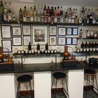 Distill a bottle of gin on mini copper stills 5