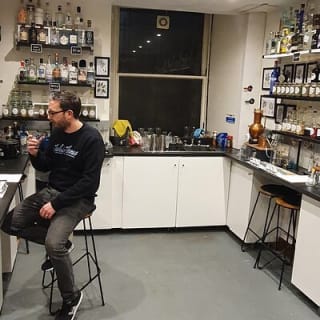 Distill a bottle of gin on mini copper stills 6