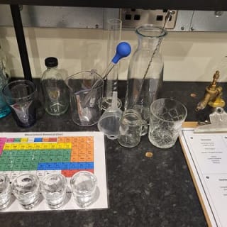 Distill a bottle of gin on mini copper stills 8