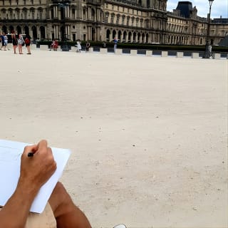 Taller de dibujo/cuaderno creativo & paseo cultural por las Tullerías 3