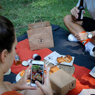 Tino's menu for two: empanada, pizza and burrito all in one 4