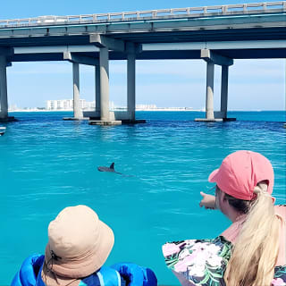 Choose 3-6 hrs. Captained Pontoon Crab Island w/ Dolphin Cruise 4