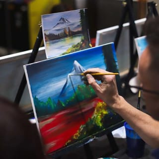 Paint & Sip Party: Social Painting Class and Drink 1