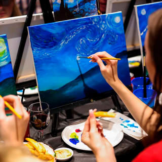 Paint & Sip Party: Social Painting Class and Drink 5