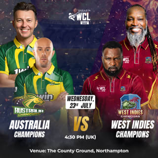Australia vs West Indies - World Championship of Legends 1