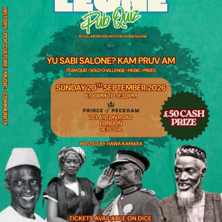 PRINCE OF PECKHAM PRESENTS: SIERRA LEONE PUB QUIZ EVENT.. PART1 1