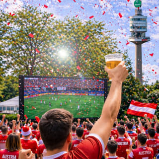 WM Public Viewing am Donauturm 2