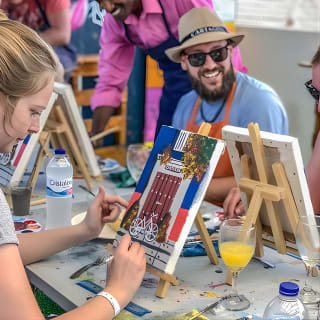 Brunch And Paint in a secret rooftop 1
