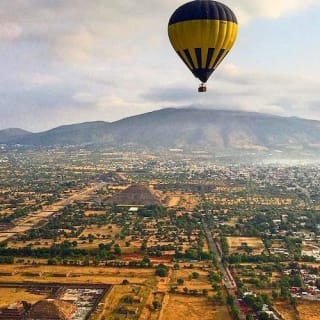Passeggiata in mongolfiera sulla piramide di Teotihuacán 7