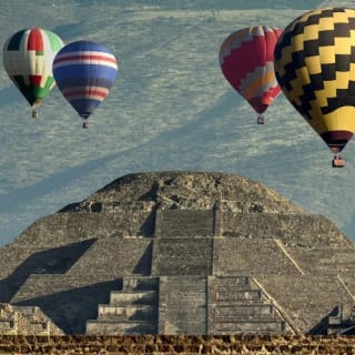 Passeggiata in mongolfiera sulla piramide di Teotihuacán 9