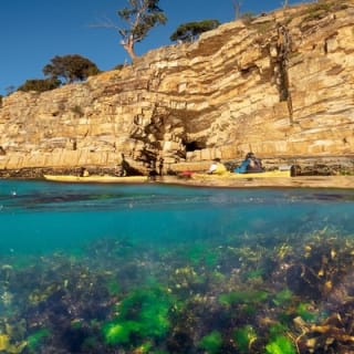 Hobart's Cliffs, Caves and Beaches Kayak Tour 6