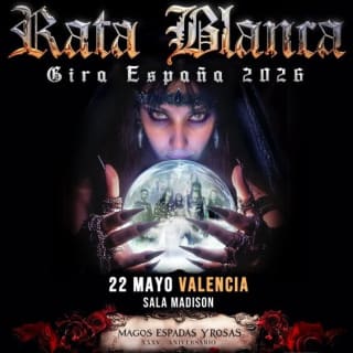 RATA BLANCA en Valencia (Sala Madison) 1