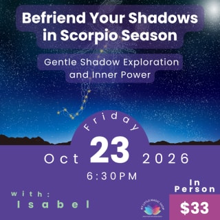 Befriend Your Shadows in Scorpio Season 1
