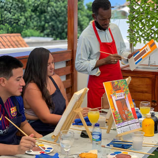 Brunch And Paint in a secret rooftop 2