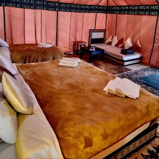 Nuit à dos de chameau dans le désert de Merzouga/ Erg Chebbi 19