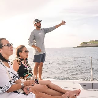 San Juan Catamaran Sunset Sail with Drinks Included 4