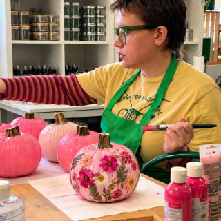 Pink Pumpkin Decorating & Perfume Making Workshop 6