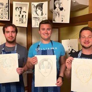 Yokohama: Manga/Anime Art & Cooking Experience in a Tatami Room 5