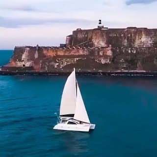 San Juan Catamaran Sunset Sail with Drinks Included 6