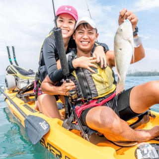 Kayak Fishing in Singapore, Sentosa, East Coast: Day Adventure 1