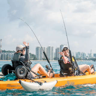 Kayak Fishing in Singapore, Sentosa, East Coast: Day Adventure 5