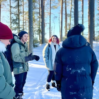 Winter Wonderland Hike in a National Park  2
