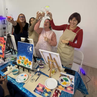 Taller Pintura y Vino 5