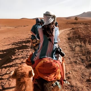 Désert d'Agafay et coucher de soleil à dos de chameau depuis Marrakech 5