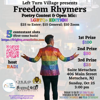 Freedom Rhymers Poetry Contest & Open Mic: LGBTQ+ Edition 1