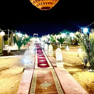 Nuit à dos de chameau dans le désert de Merzouga/ Erg Chebbi 22