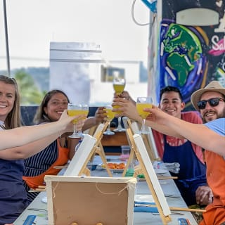 Brunch And Paint in a secret rooftop 6