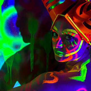 Multi-Model Experience! Neon Naked Life Drawing! 6