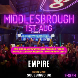 Soul Bingo Middlesbrough 1
