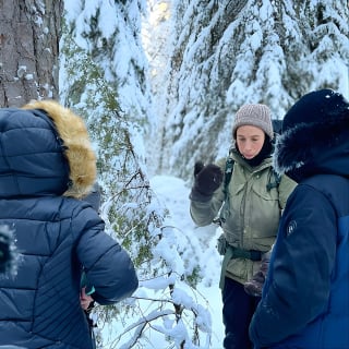 Winter Wonderland Hike in a National Park  3