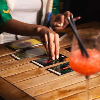Tarot reading + cocktail + tapa at Jardinet d'Aribau 3