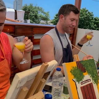 Brunch And Paint in a secret rooftop 8
