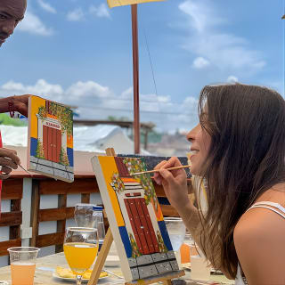 Brunch And Paint in a secret rooftop 9