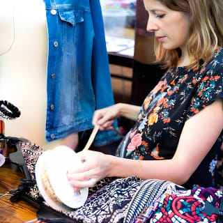 Custom a unique denim jacket with French celebrities’ designer 6
