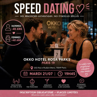 Speed dating Hommes -40 ans - Femmes +40 ans 1