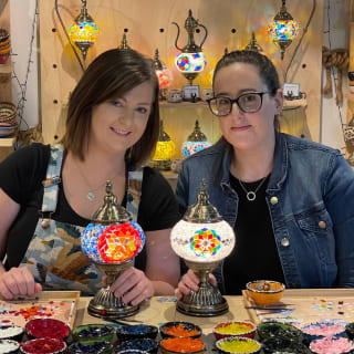 Mosaic Art Classes Grand Rapids: Turkish Lamp Workshop 3