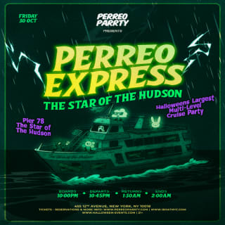 The Perreo Express Halloween REGGAETON Boat Party NYC Yacht Cruise 1