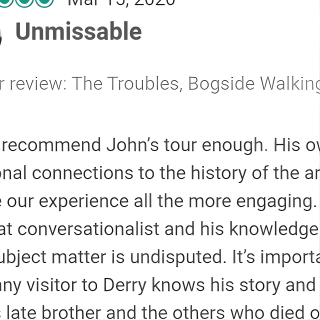 The troubles Bogside walking tour  13
